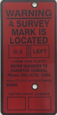 red image plate from PSM witness post